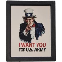 Magnet Mini Miroir USA – Statue – Dimensions : 9 x 7 cm – Matériau : PVC noir
