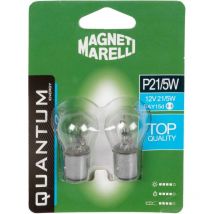 Magneti Marelli P21/5W coppia lampadine auto biluce 12V 21/5W attacco BAY15d