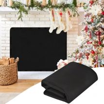 Cyslmuk - Magnetic Fireplace Mantel for Indoor Fireplace, Weather Strip for Chimney Cover, 44' w x 33' h