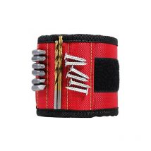 Magnetic Wristband For Attaching Tools.The High Quality Wristband Contains 15 Powerful Micro-Magnets For Attaching Screws, Bolts And Other Small