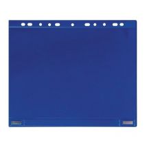 Magnetische Sichttasche B265xH315mm blau für Format DIN A4