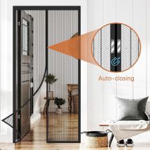 Magnetisches Moskitonetz Für Türen Und Fenster 140 X 240 Cm – Feinmaschiges Gewebe, Automatischer Verschluss, Mückensicher, Atmungsaktiv, Mit 