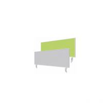 Tischtrennwand VarioPin Whiteboard/Filz Breite 1600 mm