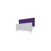 Tischtrennwand VarioPin Whiteboard/Filz Breite 1600 mm