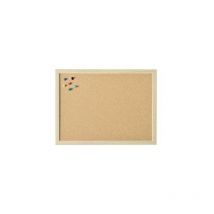 Magnetoplan - Pinnwand 60 x 40 cm (b x h) Maße der Oberfläche: 56,3 x 36,3 cm (b x h) inkl. Pinnnadeln 2 x Ösenschraube Kork Material des Rahmens: