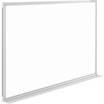 Schreibtafel B600xH450mm Stahlbl.weiß magn.m.Aluminiumrahmen Magnetoplan