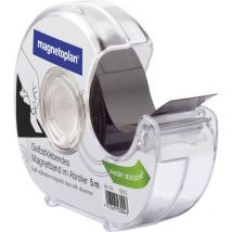 Nastro adesivo magnetico, larghezza 19 mm, lunghezza nastro 5 m nel dispenser Magnetoplan