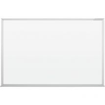 Tableau (pour écrire) l600xH450mm tôle d'acier blanche magnétique avec cadre alu