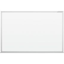 Tableau blanc Magnétique Laqué Cadre Alu (L)1200 x (H)900 mm