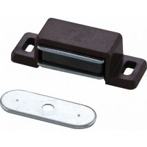Magnetschnapper Type 4, Haltekraft 4 kg, Kunststoff braun