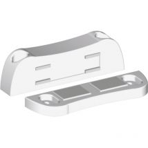 Magnetschnapper massiv, mit Gegenstück KS+bewegl.Metallpl., hk 6kg, ks braun