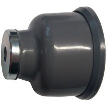 Magnettürfeststeller 011/573/1 Höhe 54 mm Kunststoff braun Dübelmontage