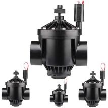 Hunter - 4 Stück PGV-151 Bewässerungsventil, 9V Latch, 1 1/2'' mit Durchflussregler, für batteriebetriebene Steuergeräte
