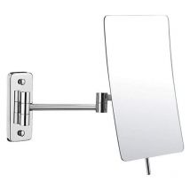 Magnifying Wall Mirror x3 Times Magnification-Extension Folding-360 Degree Rotation Magnifying Mirror Bathroom Mirror with Drilling 1BXu03ZbTexq