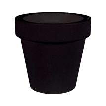 Newgarden Be Happy! - magnolia 30 Macetero Redondo Clásico de Interior y Exterior Para Plantas y Flores Muy Resistente al Paso del Tiempo. Hecho de