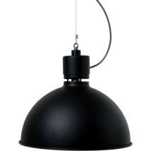 Magnum - 1 Light Dome Deckenanhänger Schwarz Struktur, E27 - Belid