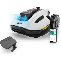 Yuka Mini 600 Mähroboter mit Garage, ohne Begrenzungskabel, NetRTK+3D Vision, Auto-Kartierung, Empf. 600m², Max. 800 m², Schnitthöhe 20-60 mm, 50%