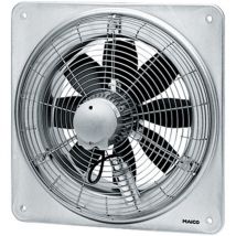 Axial-wandventilator Dzq 20/2 B Quadrat. Wandplatte, Drehstrom, Dn200 Von Maico 0083.0116