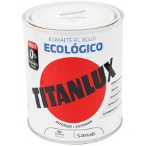 Titan - mail Écologique à Base d'Eau Blanc Satiné 750ml lux 01T056634