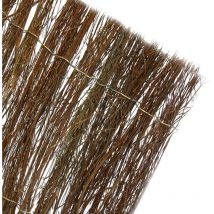 Brise vue en Brande de Bruyère, Maille de bruyère 2 x 5 m, dissimulation à 65% clôture pour terrasses et jardins