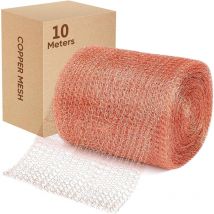Maille de cuivre, 12,5 cm 1 m, maille de cuivre 100 % pure, maille anti-rats pour empêcher les limaces et les escargots afin de protéger les semis de