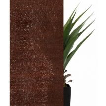 Brise Vue Occultant 1 x 5 mètres marron Filet d'ombrage Jardin Balcon Rambarde Terrasse Paravent Clôture Dissimulation 100%