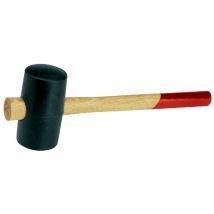 Maillet caoutchouc Gr.2A 64mm noir Fortis