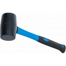 Maillet bgs 290 mm-tete ø 50 mm caoutchouc manche fibre de verre-250 g