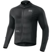 Maillot de cyclisme chaud manches longues XXL automne/hiver - noir
