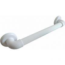 Main courante en pvc strié, dimensions 30-45-60 cm, antidérapante, pour personnes handicapées, couleur blanche CM.45