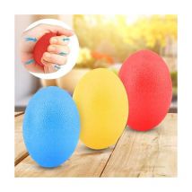 Main Entraîneur de Doigts Balles de préhension en Forme d'œuf 3 pièces Balle d'escalade Appareil d'entraînement à la Main Balles Antistress pour