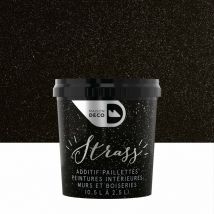 Maison Deco - Strass brillo plata brillo pintura 0,025 l