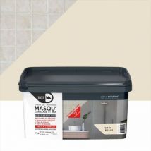 Maison Deco - Yeso para enmascarar paredes y azulejos, gris perla, 4 kg