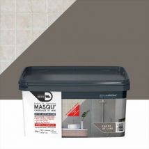 Maison Deco - Yeso para enmascarar paredes y azulejos, piedra de lava, 4 kg