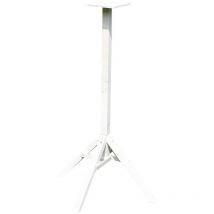 Maison d'oiseaux stand blanc 1,05m bois stand mangeoire