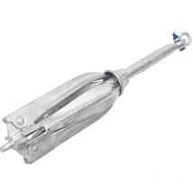 Maison Exclusive - Furniture Limited - Ancre pliable argenté 12 kg fonte galvanisée