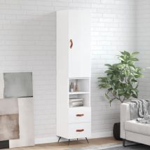 Maison Exclusive - Furniture Limited - Aparador alto madera contrachapada blanco