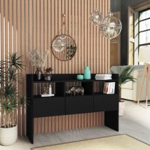 The Living Store - Furniture Limited - Aparador de madera contrachapada negro