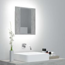 Prolenta Premium - Furniture Limited - Armario espejo baño luz led acrílico gris