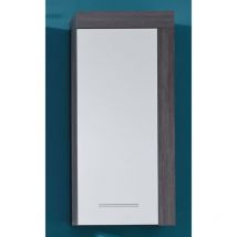 Furniture Limited - Armoire murale de rangement Miami blanc et