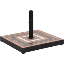 Furniture Limited - Base per Ombrellone Terracotta e Bianco