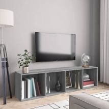 Furniture Limited - Bibliothèque/Meuble tv Sonoma gris