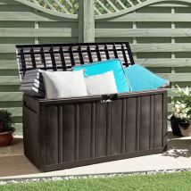 Furniture Limited - Boîte à coussins Marron 117x45,5x57,5 cm 270