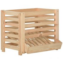Furniture Limited - Boîte à pommes de terre 60x40x50 cm Bois de