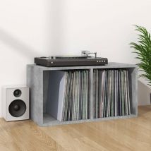 Prolenta Premium - Furniture Limited - Boîte de rangement de vinyles Gris béton