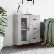 Maison Exclusive - Furniture Limited - Buffet gris béton 69,5x34x90 cm bois
