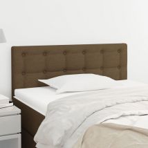 Furniture Limited - Cabecero de tela marrón oscuro 100x5x78/88 cm