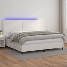 Prolenta Premium - Furniture Limited - Cama box spring colchón y led cuero sintético