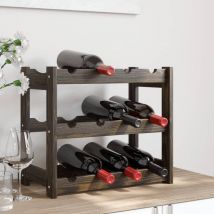 Furniture Limited - Casier à bouteilles pour 12 bouteilles noir