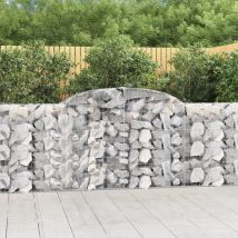 The Living Store - Furniture Limited - Cestas de gaviones 15 uds forma arco hierro